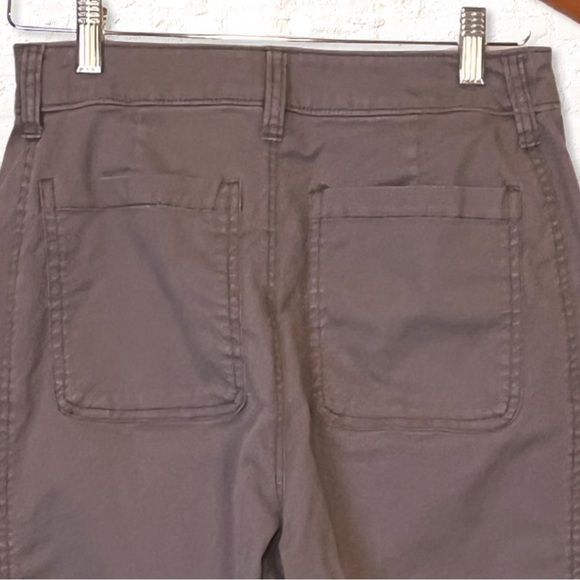 OLD Navy Womens Brown Khaki Pants Size 4 Cotton Vintage Wash High Rise - Picture 4 of 9